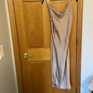 Petal and pup Persia taupe bridesmaid dress size 4